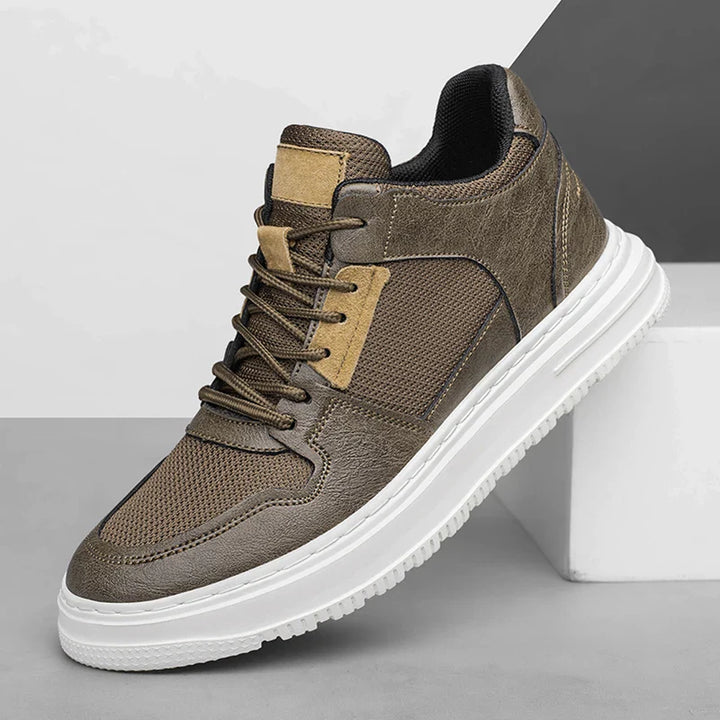 Sterling Leather Mid Top Sneaker