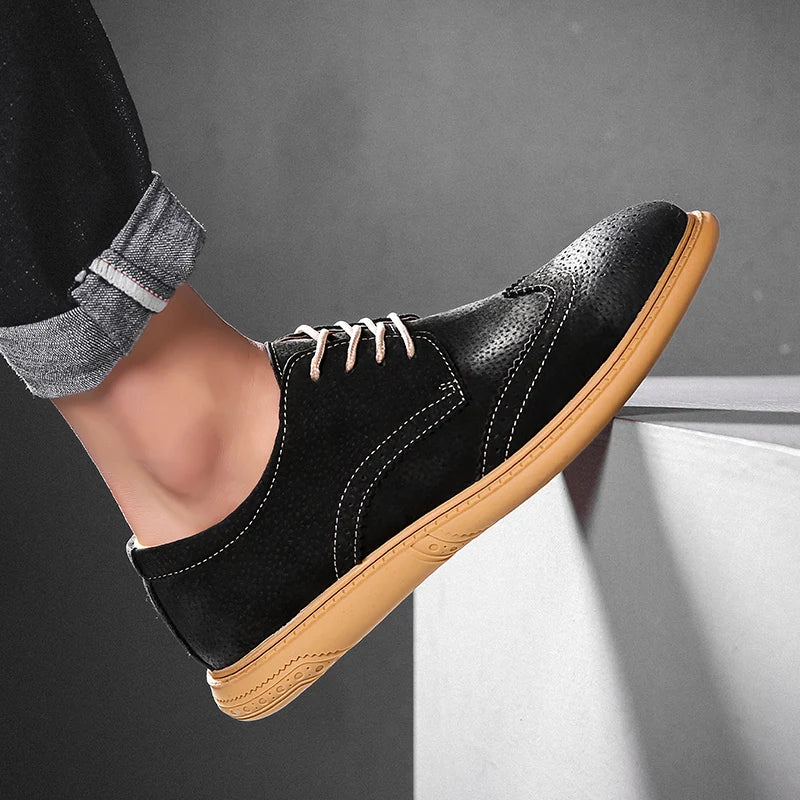 Brody Suede Wingtip Shoe
