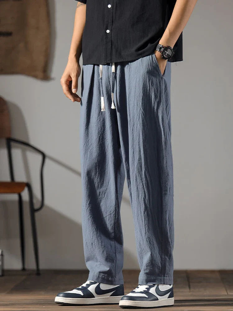 Stephanie Linen Drawstring Pants