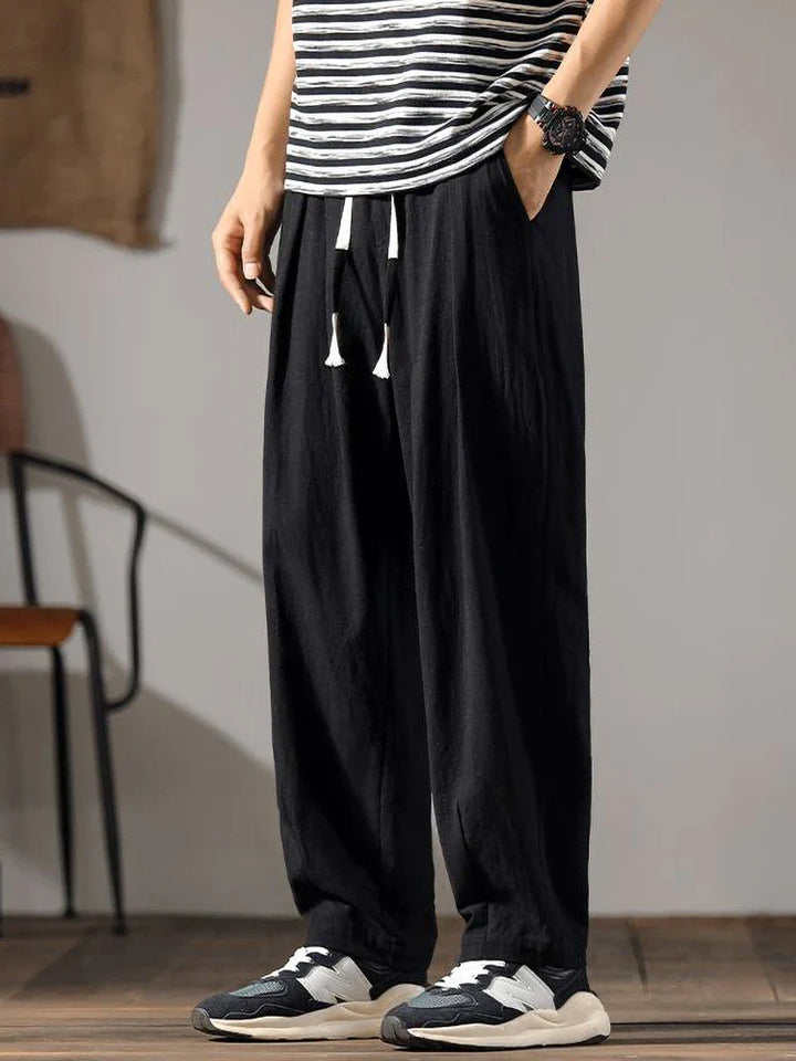 Stephanie Linen Drawstring Pants