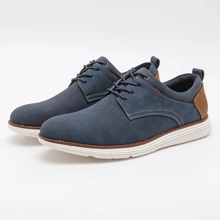 Reagan Leather Crossover Sneaker