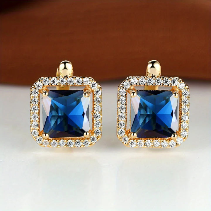 Velour Halo Stud Earrings