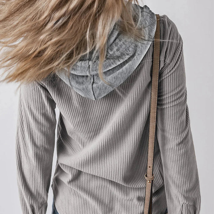 Summer Hooded Button Shirt