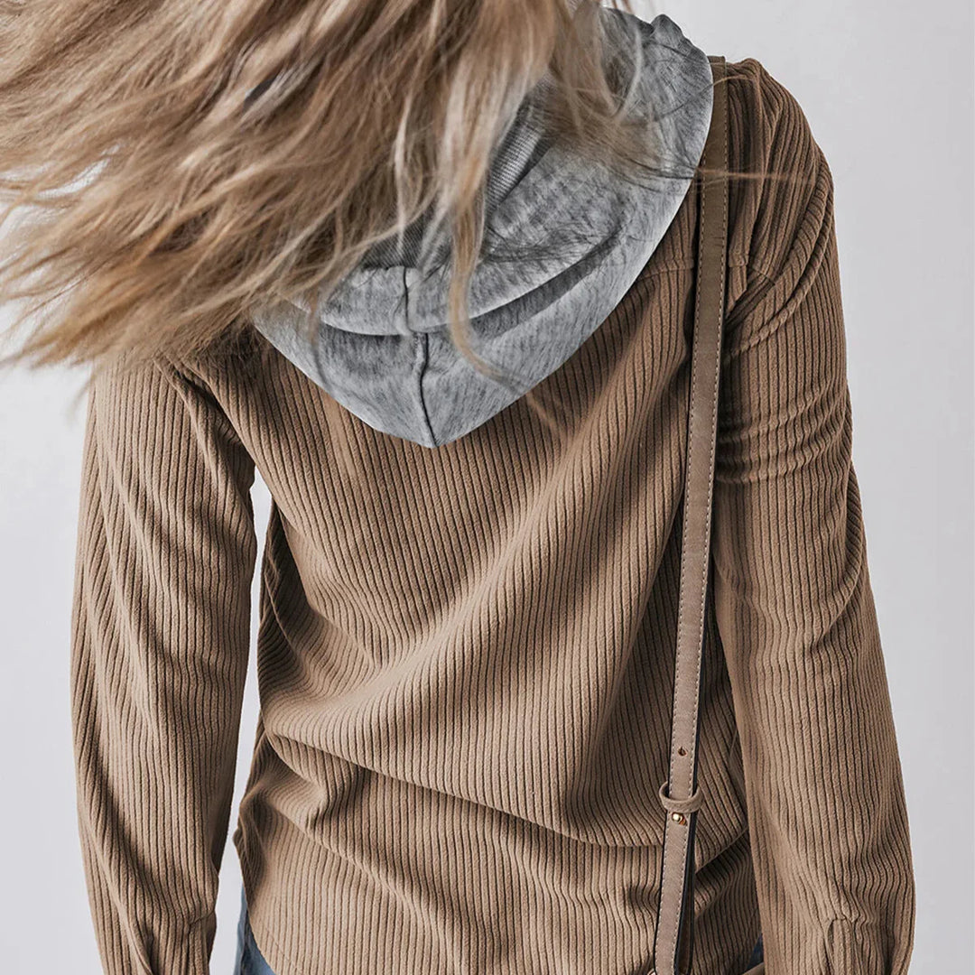 Summer Hooded Button Shirt