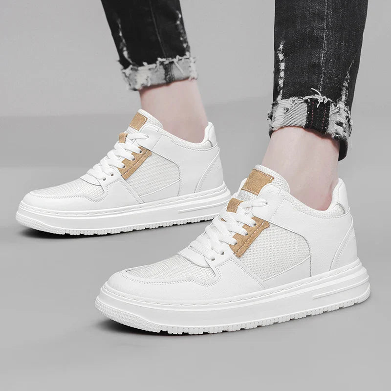 Sterling Leather Mid Top Sneaker