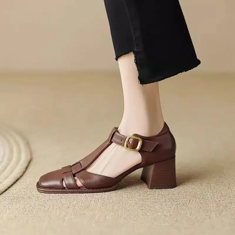 Grace Block Heel Sandal