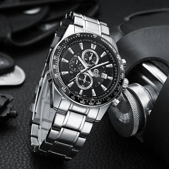 Sterling Bracelet Chronograph Watch, 44mm