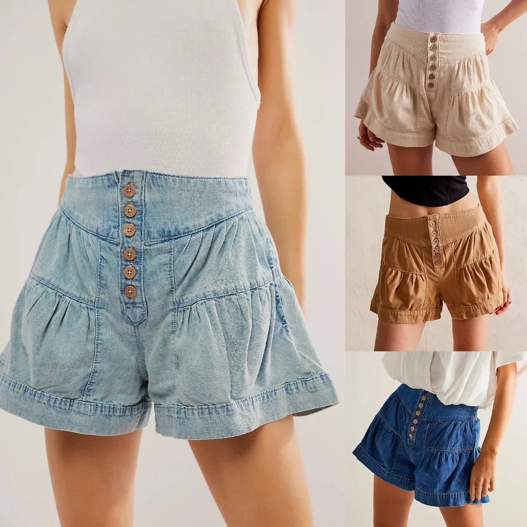 Sawyer Midrise Denim Shorts