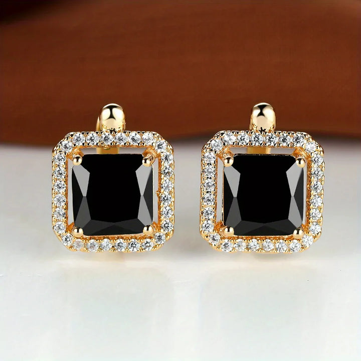 Velour Halo Stud Earrings