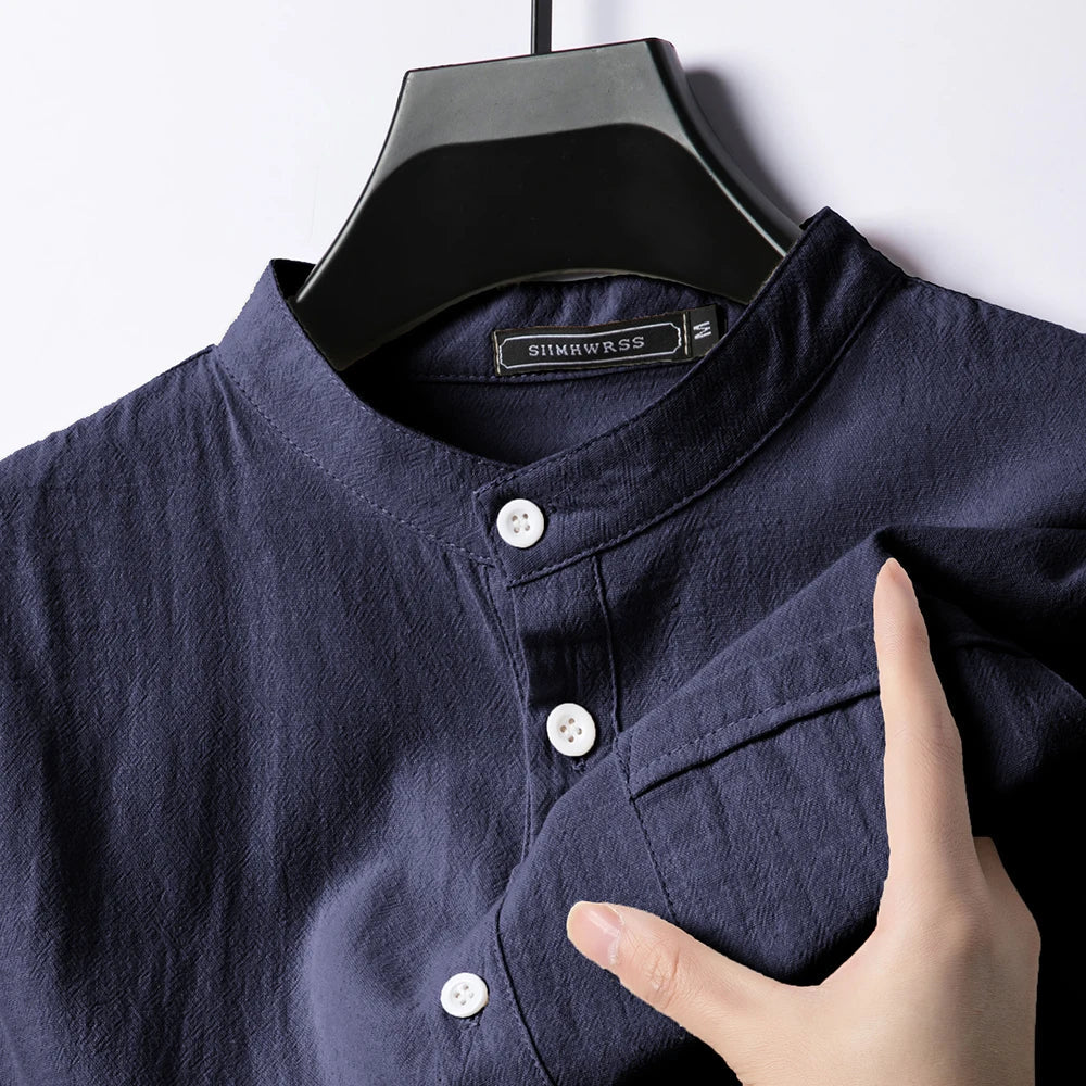 Devon Coastal Cotton-Linen Shirt