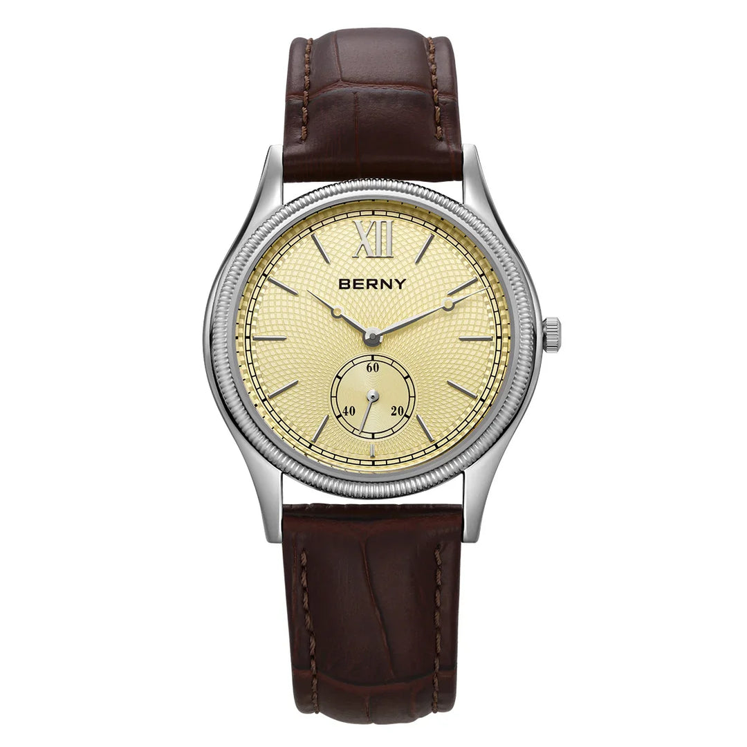 Sterling Classic Leather Strap Watch, 38mm