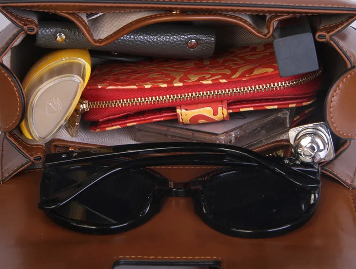 The Hayden Bamboo Top-Handle Bag