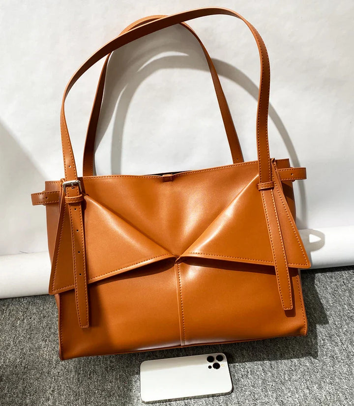 The Heather Leather Tote