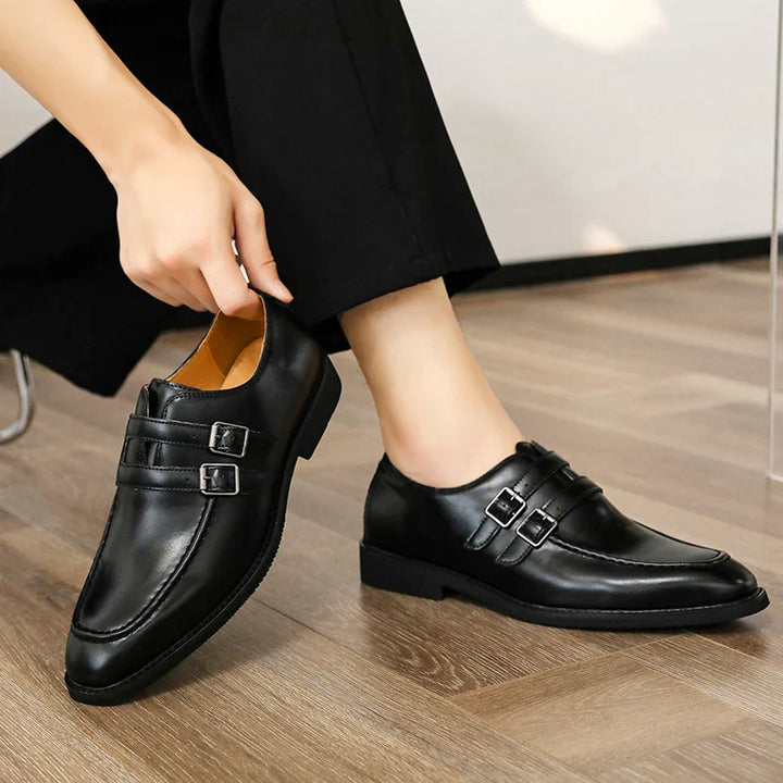 Nathan Double Monk Strap Loafer
