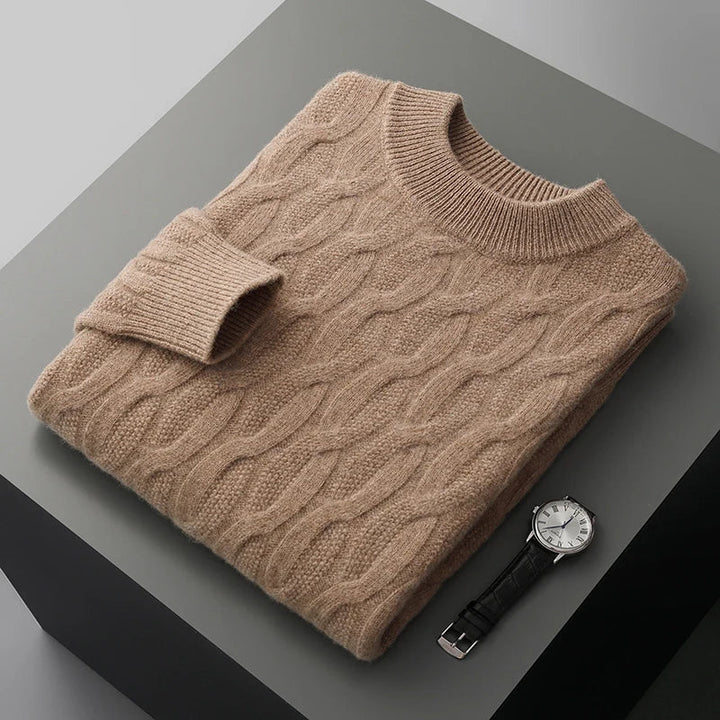Whitney Cable Knit Wool Sweater