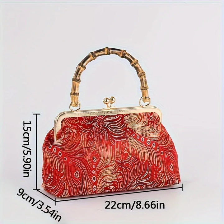 Brooke Bamboo Handle Purse