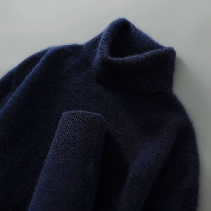 Nicole Tailored Wool Turtleneck