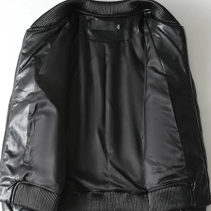 Melissa Quilted Leather Bomber