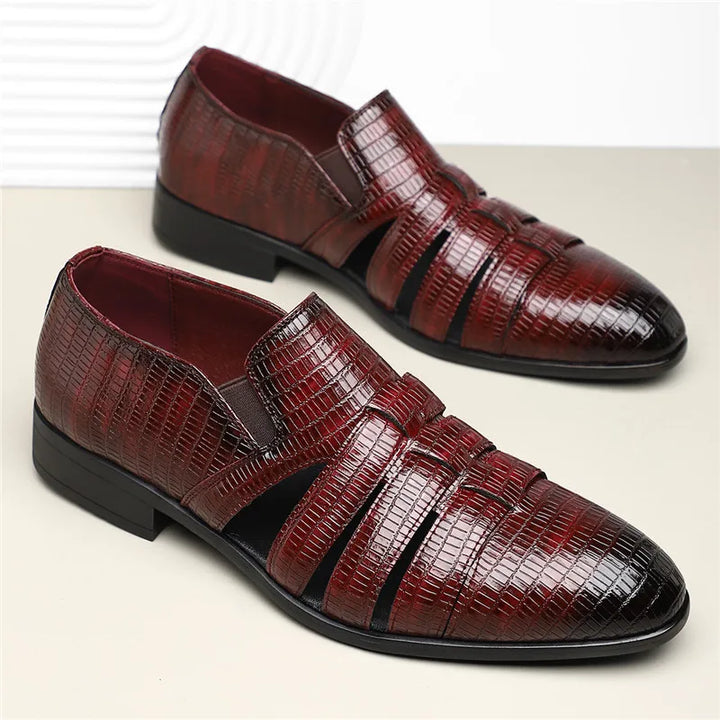 Rachel Cut Out Crocodile Loafer