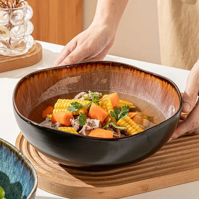 Skyler Ceramic Serving Bowl