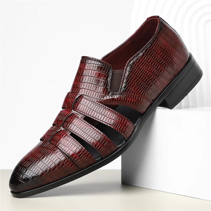 Rachel Cut Out Crocodile Loafer