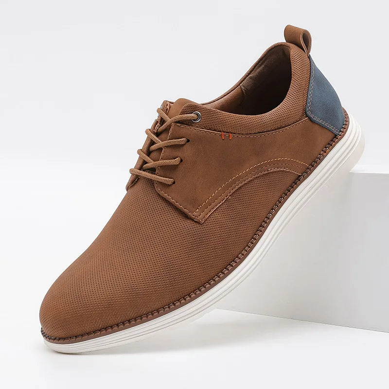 Reagan Leather Crossover Sneaker