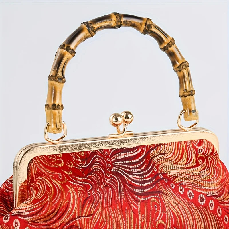 Brooke Bamboo Handle Purse