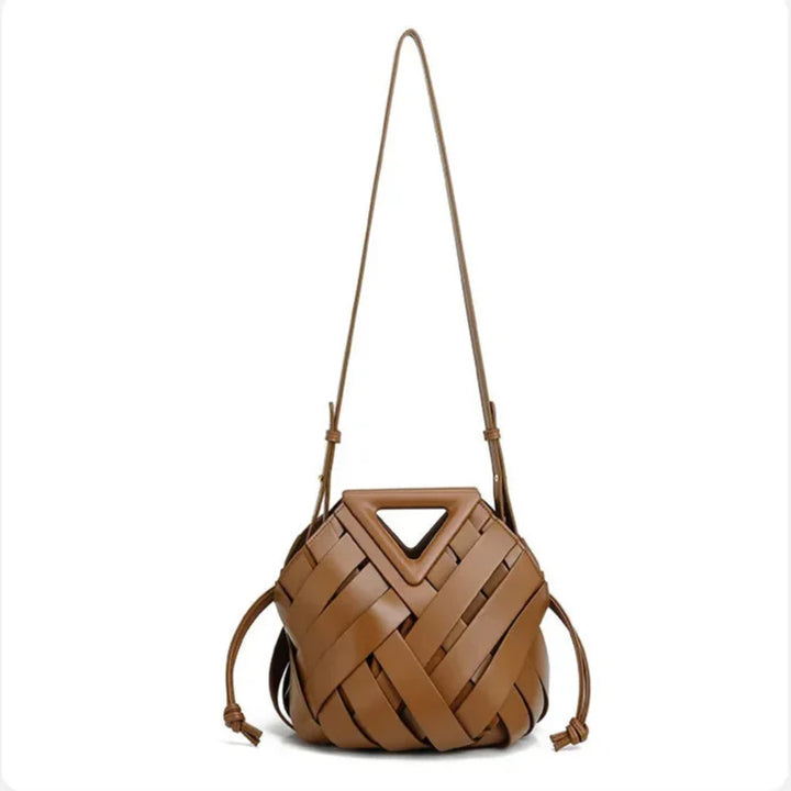 Summer Handwoven Mini Bucket Bag