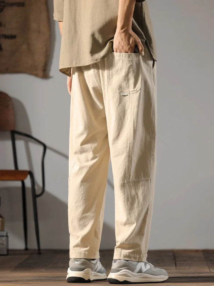 Stephanie Linen Drawstring Pants