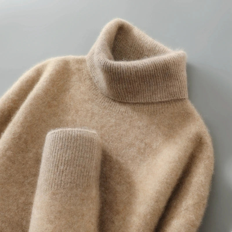 Nicole Tailored Wool Turtleneck