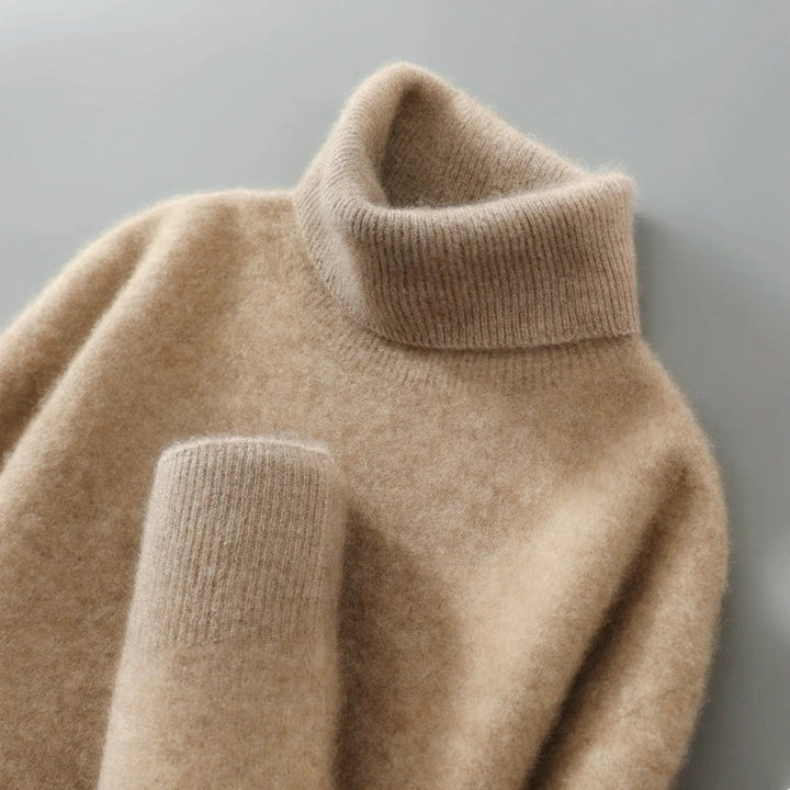 Nicole Tailored Wool Turtleneck