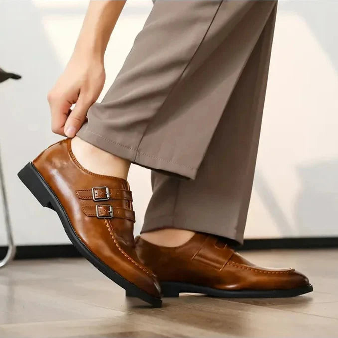 Nathan Double Monk Strap Loafer