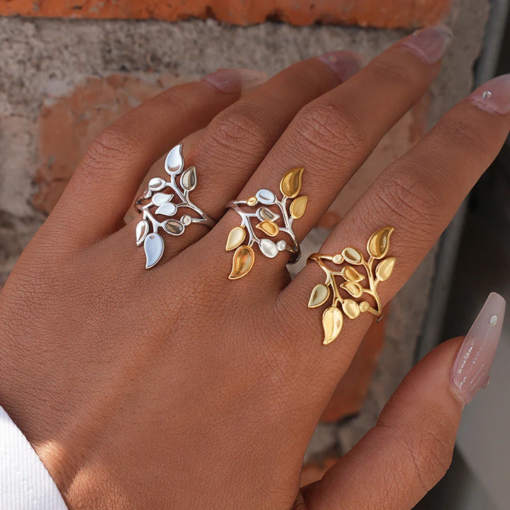 Velour Botanical Ring