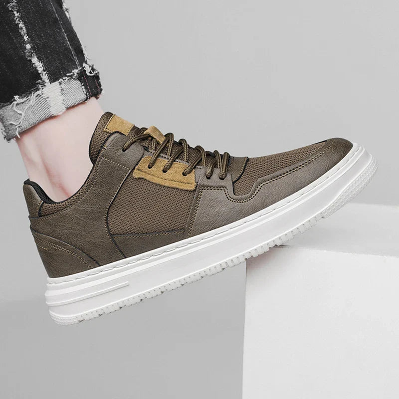 Sterling Leather Mid Top Sneaker
