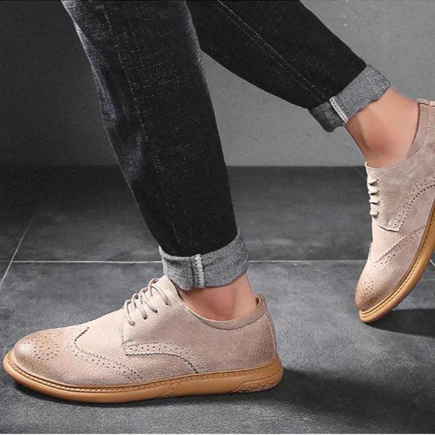 Brody Suede Wingtip Shoe