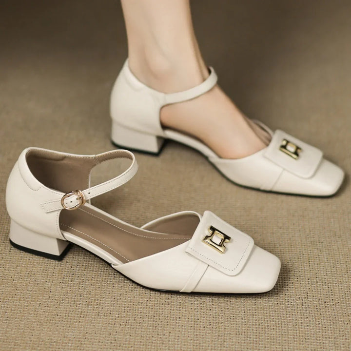 Rachel Block Heel Pump