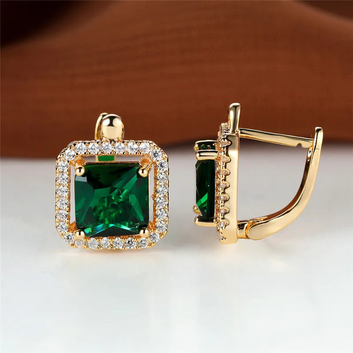 Velour Halo Stud Earrings
