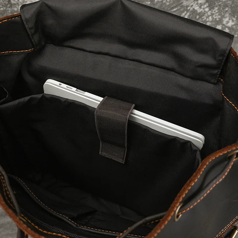 The Chase Full-Grain Leather Backpack