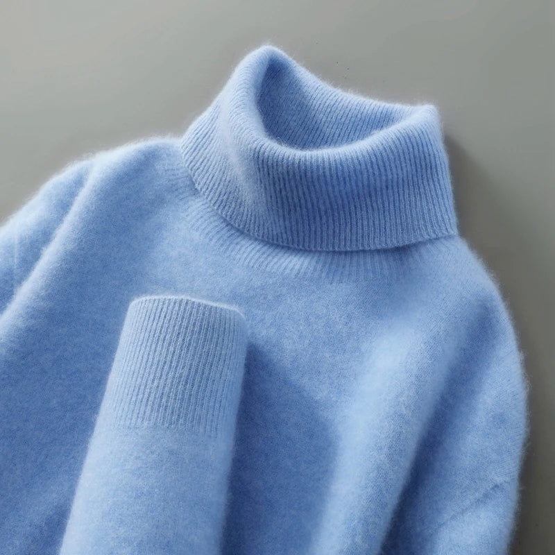 Nicole Tailored Wool Turtleneck