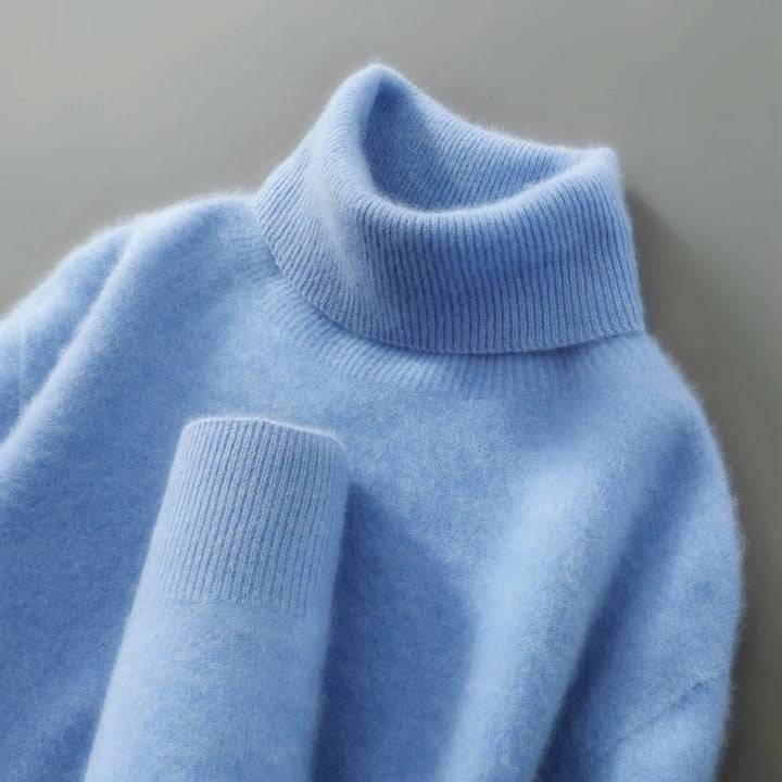 Nicole Tailored Wool Turtleneck