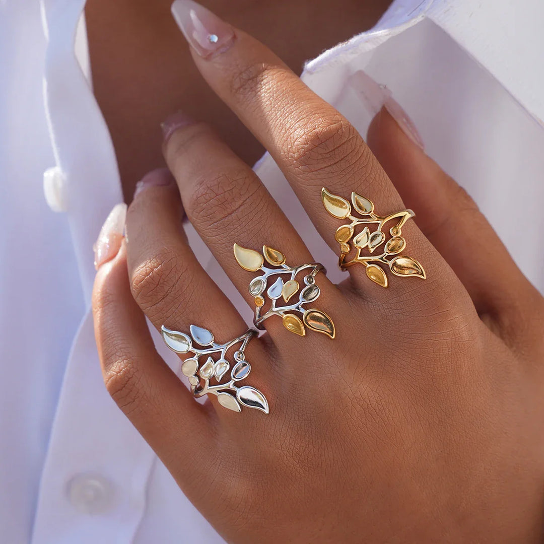 Velour Botanical Ring