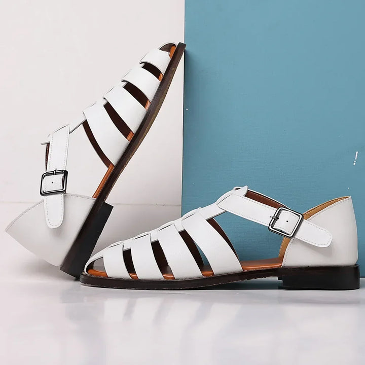 Olivia Leather Fisherman Sandal