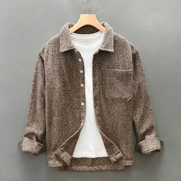 The Quinn Bouclé Button-Down
