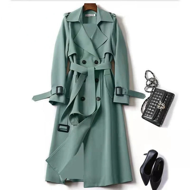 Natalie Double-Breasted Trench Coat