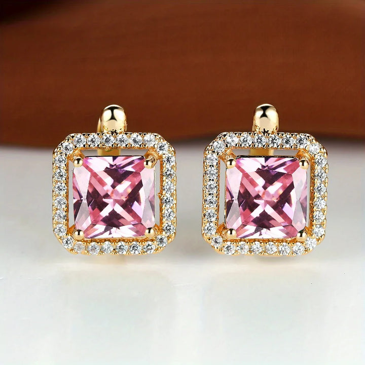 Velour Halo Stud Earrings