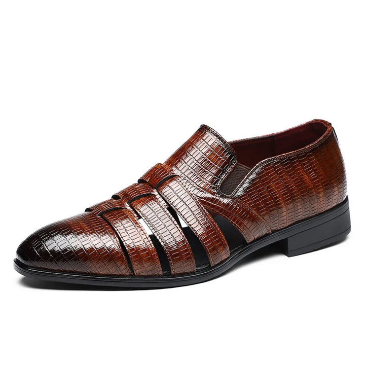 Rachel Cut Out Crocodile Loafer