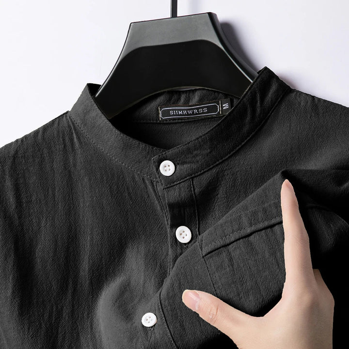Devon Coastal Cotton-Linen Shirt