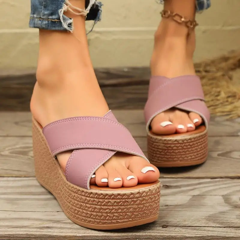 Grace Platform Wedge Sandal