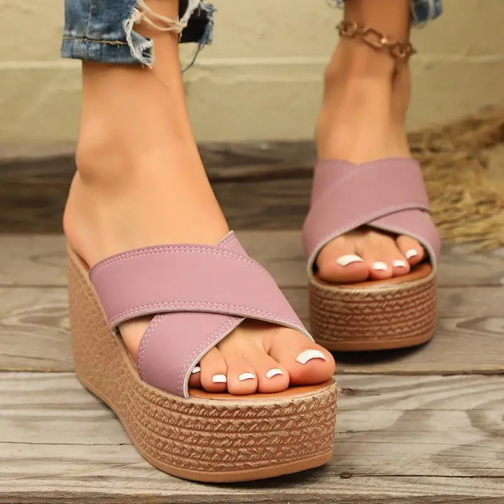 Grace Platform Wedge Sandal