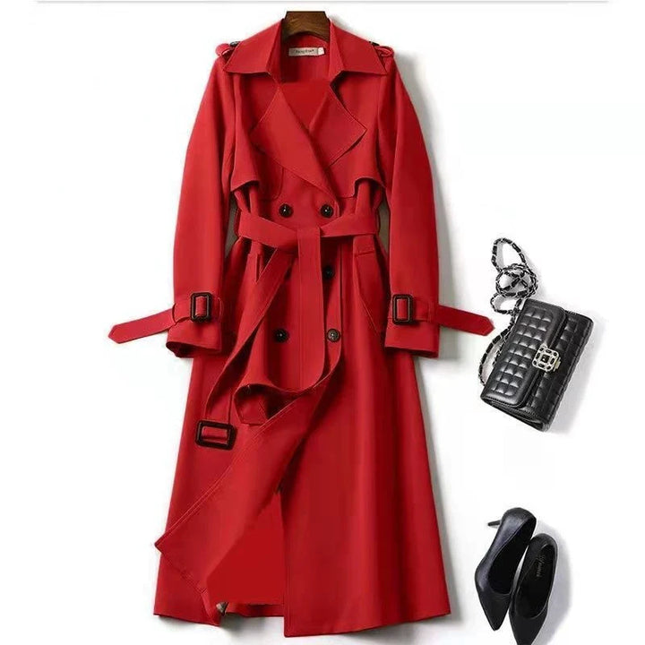 Natalie Double-Breasted Trench Coat